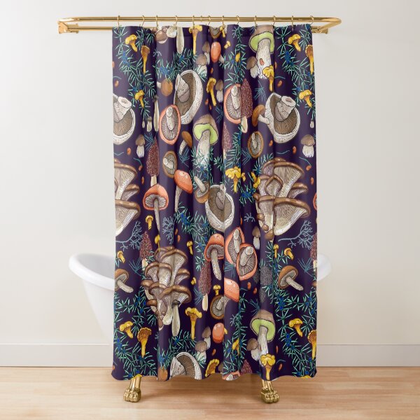 Dark dream forest Shower Curtain
