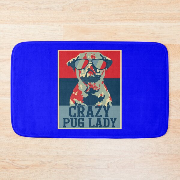 Item preview, Crazy Pug Lady Gift for Pug Owners designed and sold by Hananiah Merch.
