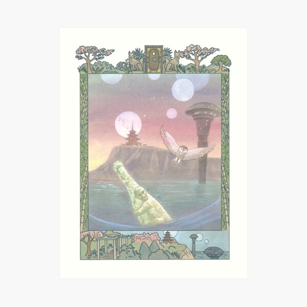Letters From The Labyrinth | Room #8: The Waystation at Tzu Art Print