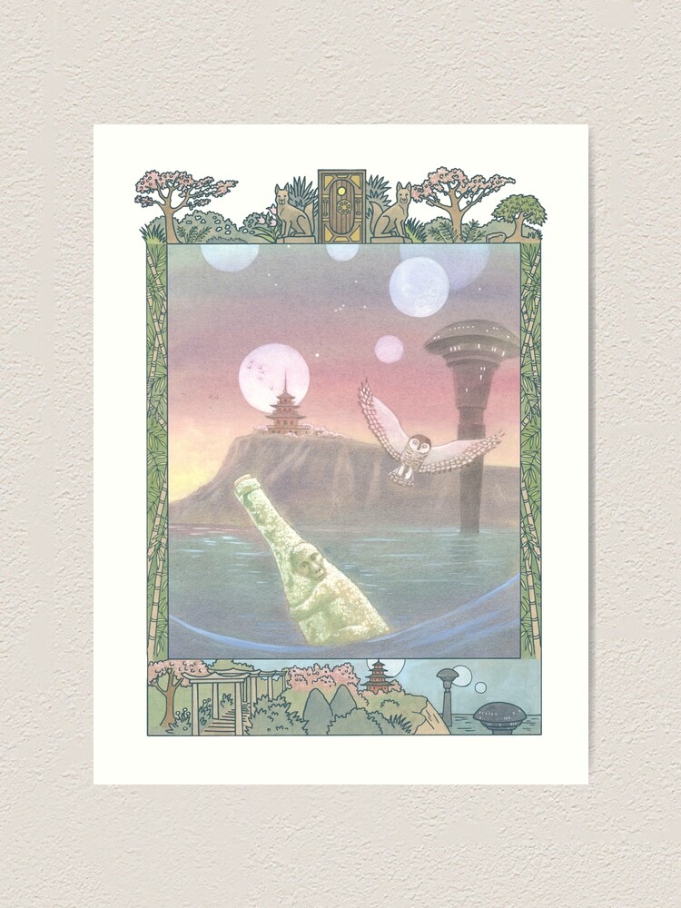 Alternate view of Letters From The Labyrinth | Room #8: The Waystation at Tzu Art Print