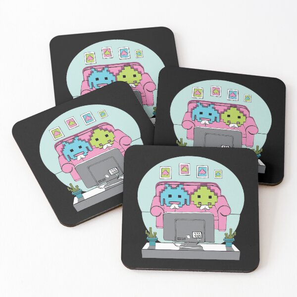 Artikelvorschau, Space Invader Couch Gamers Gamer Geschenk entworfen und verkauft von oberdoofus.