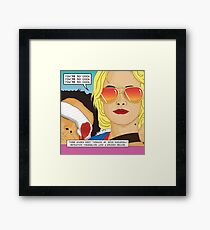 Lámina enmarcada True Romance estilo cómic