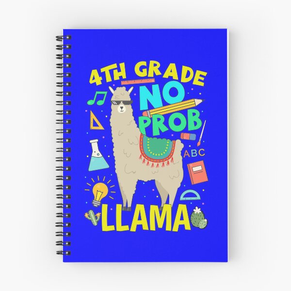 Artikelvorschau, 4. Klasse No Prob Lama Back to School Teacher Student entworfen und verkauft von Hananiah Merch.