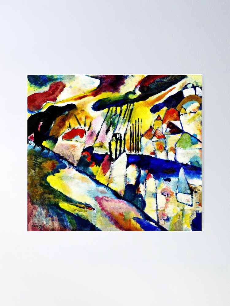 Wassily Kandinsky - Landscape With Rain Landschaft Mit Regen\