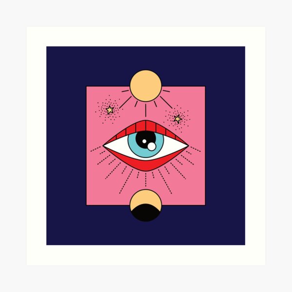 The eye Art Print