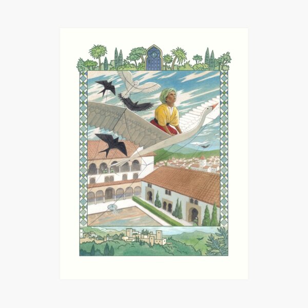 Letters From The Labyrinth | Room #10: Eish Al Kamar (The Moon’s Nest) Art Print