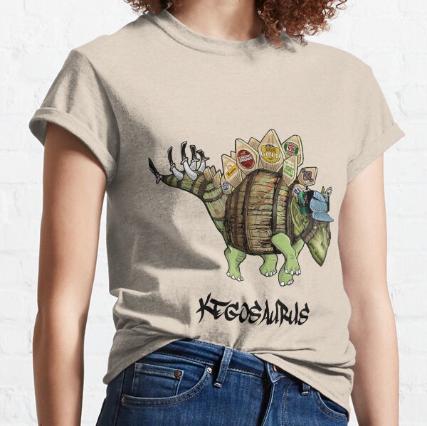 "Kegosaurus" Classic T-Shirt