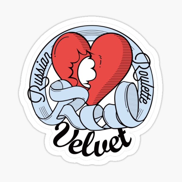 Red Velvet Logo Stickers Redbubble