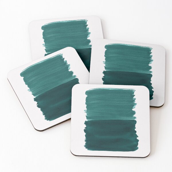 Item preview, Dark Teal Emerald Abstract Minimalism #3 #minimal #ink #decor #art designed and sold by Anita's & Bella's Art.