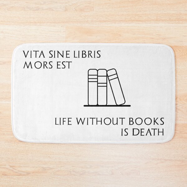 Item preview, Life without books is death designed and sold by adiosmillet.
