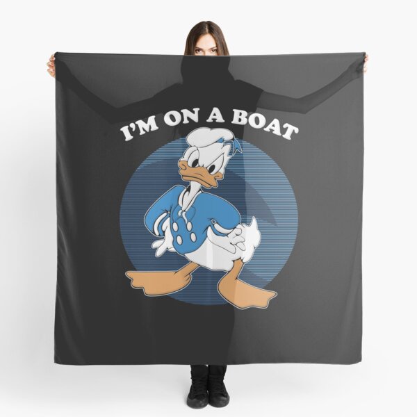 Donald I'm On A Boat Scarf