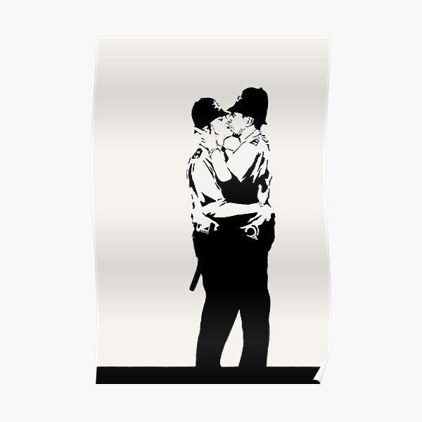 Kissing Coppers Poster