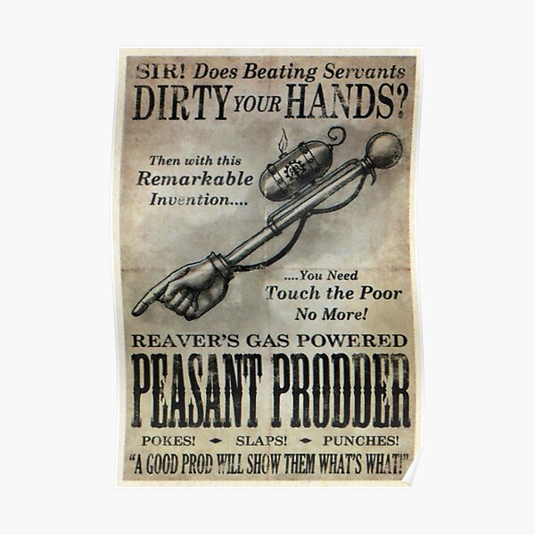 Fable 3 Propaganda Poster - peasant prodder Poster
