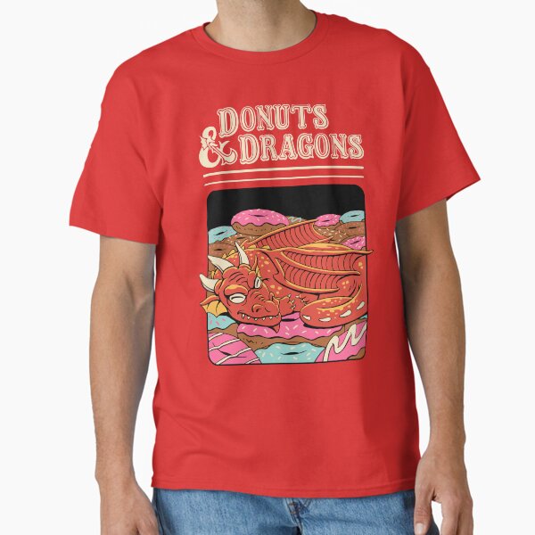 Vista previa del artículo con la obra «Donuts y Dragones», diseñado y vendido por vincenttrinidad.
