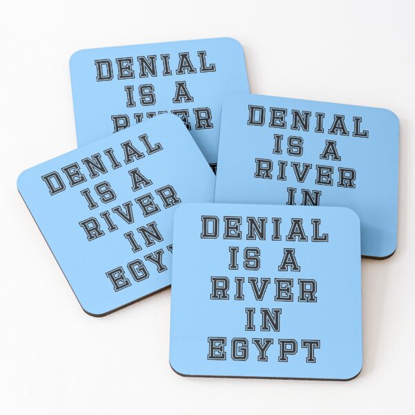 Item preview, Denial Is A River In Egypt T-Shirt Not A Joke Sticker! designed and sold by deanworld.