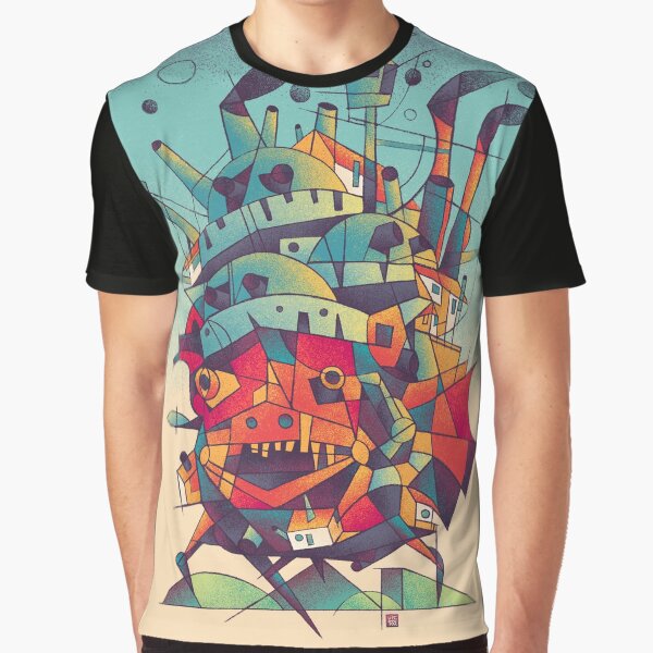 Vista previa del artículo con la obra «Castillo en movimiento», diseñado y vendido por victorsbeard.