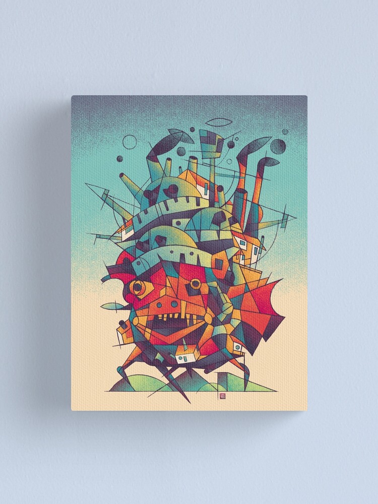 Alternate view of Moving Castle Canvas Print