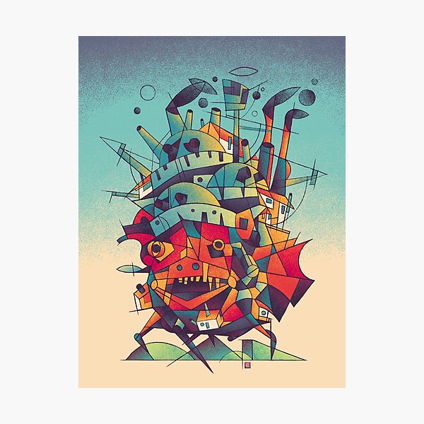 Moving Castle Photographic Print