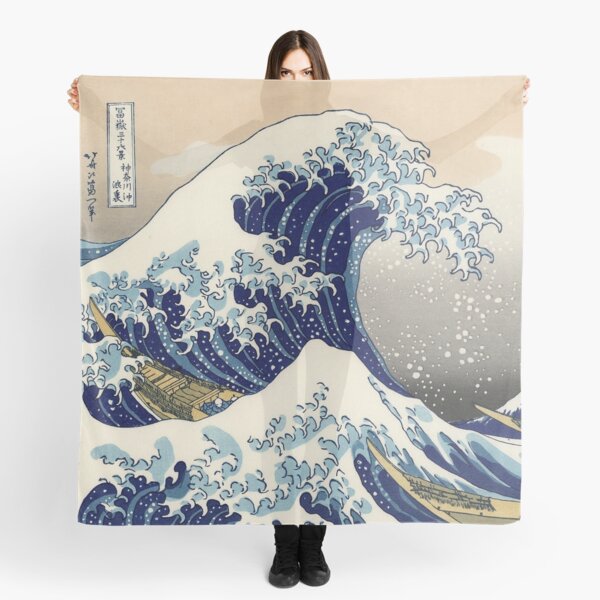 The Great Wave off Kanagawa Scarf