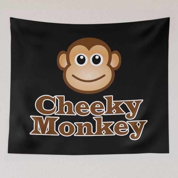Item preview, Cheeky Monkey - Funny Toon Face Sticker designed and sold by deanworld.