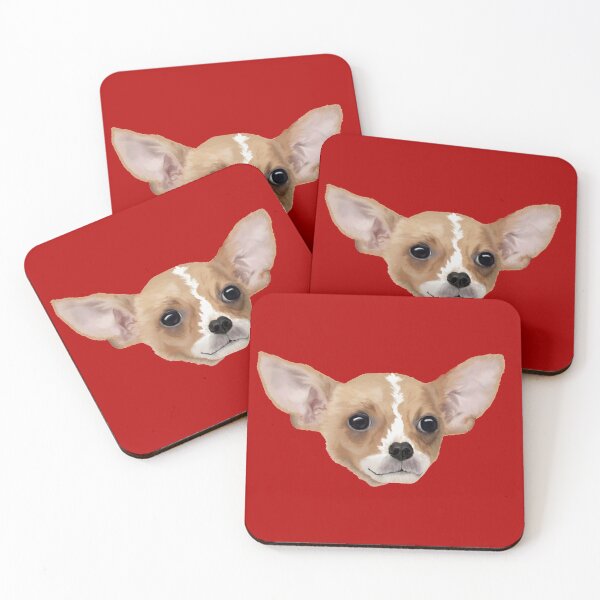 Item preview, Chihuahua on Red designed and sold by ArtistsQuest.