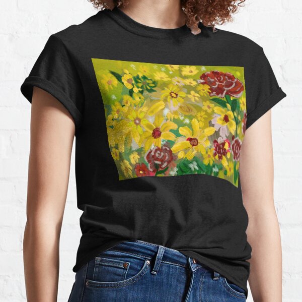 the floral texture make of this beautiful design the perfect complement to go out. Classic T-Shirt