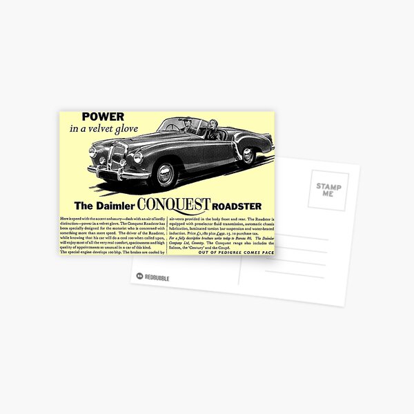 Postcard Set 24 pcs Vintage Ads American Classic Cars Chevy Dodge REPRINT CD3002 