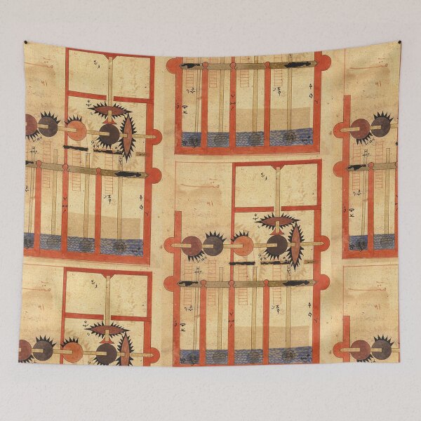Item preview, Arabic machine Vintage manuscript designed and sold by Vintage Designs +.