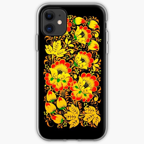 Floral ethnic print iPhone Soft Case