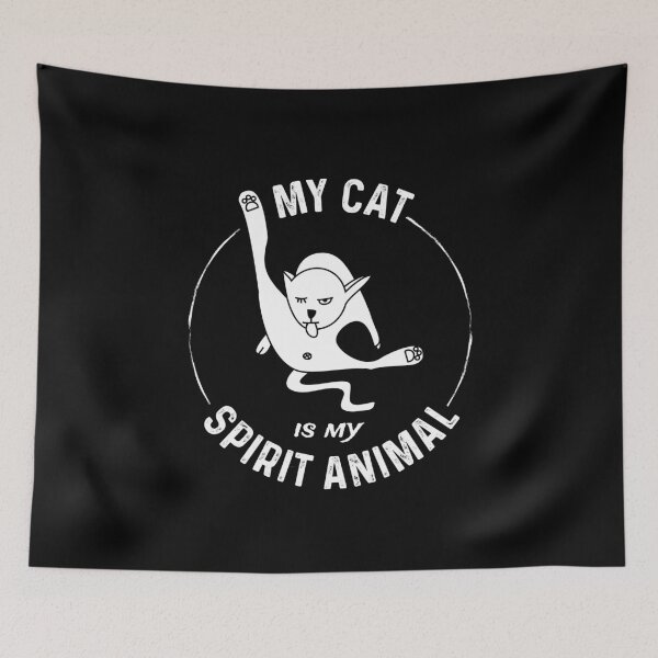 Item preview, Rude Cat Is My Spirit Animal For Rude Cat Fans designed and sold by oberdoofus.