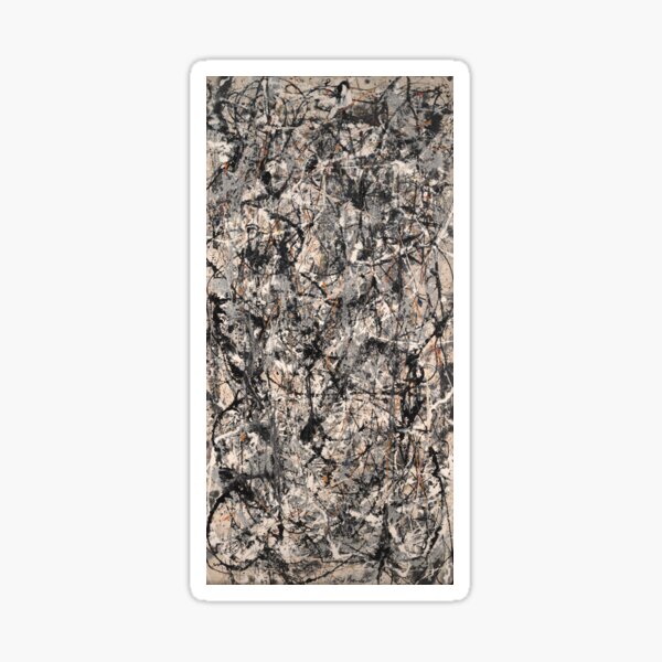 Jackson Pollock, Cathedral (1947) Sticker