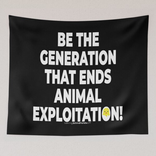 Item preview, Vegan Activist Graphics #takingblindfoldsoff 4 designed and sold by blindfoldsoff.