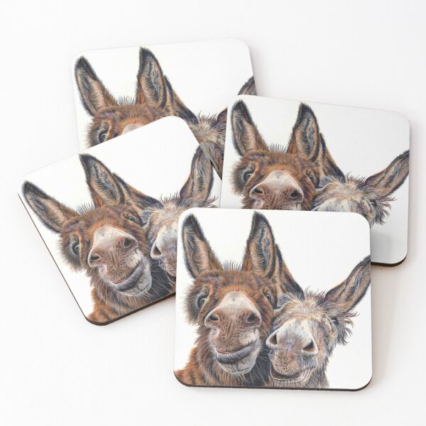 Item preview, Donkeys - Hee Haw designed and sold by AnimalArtbyLAW.