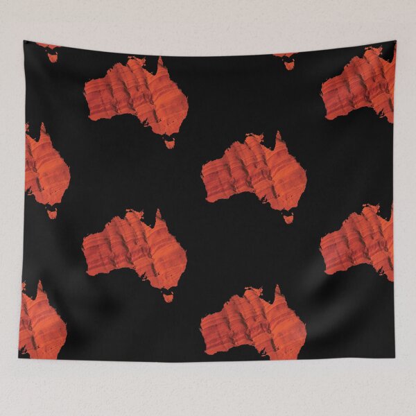 Item preview, AUSTRALIA MAP ULURU (AYERS ROCK) designed and sold by Madjack Tees Kiwi SuperStore.