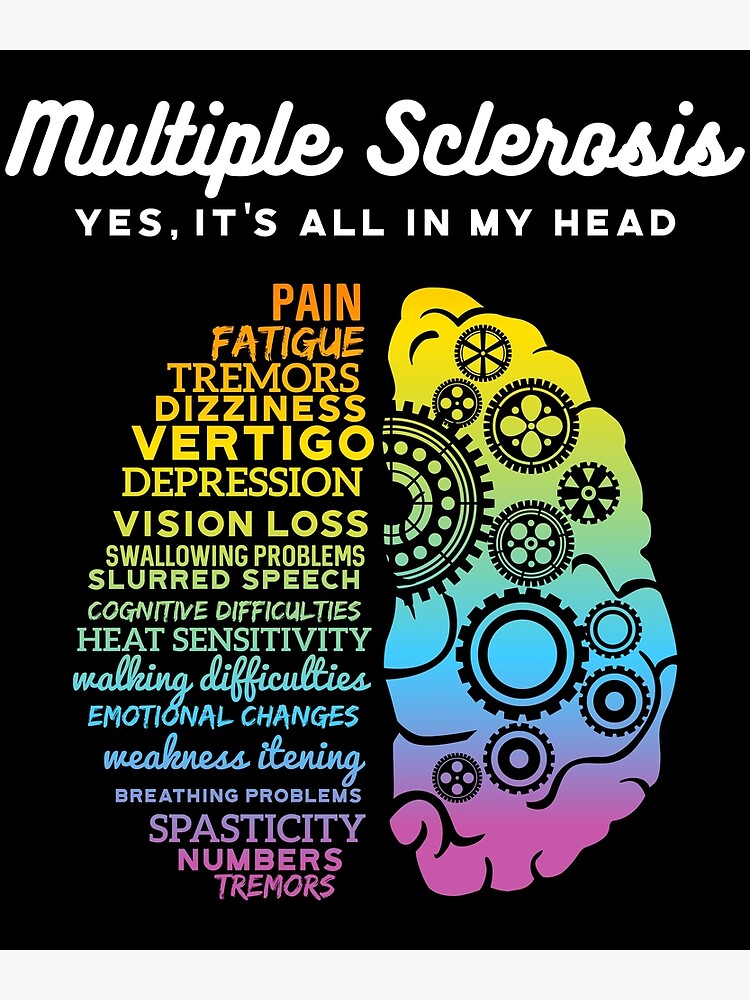 Multiple Sclerosis Awareness Yes Its All In My Head Shirt Multiple Sclerosis Awareness Yes Its All In My Head Shirt