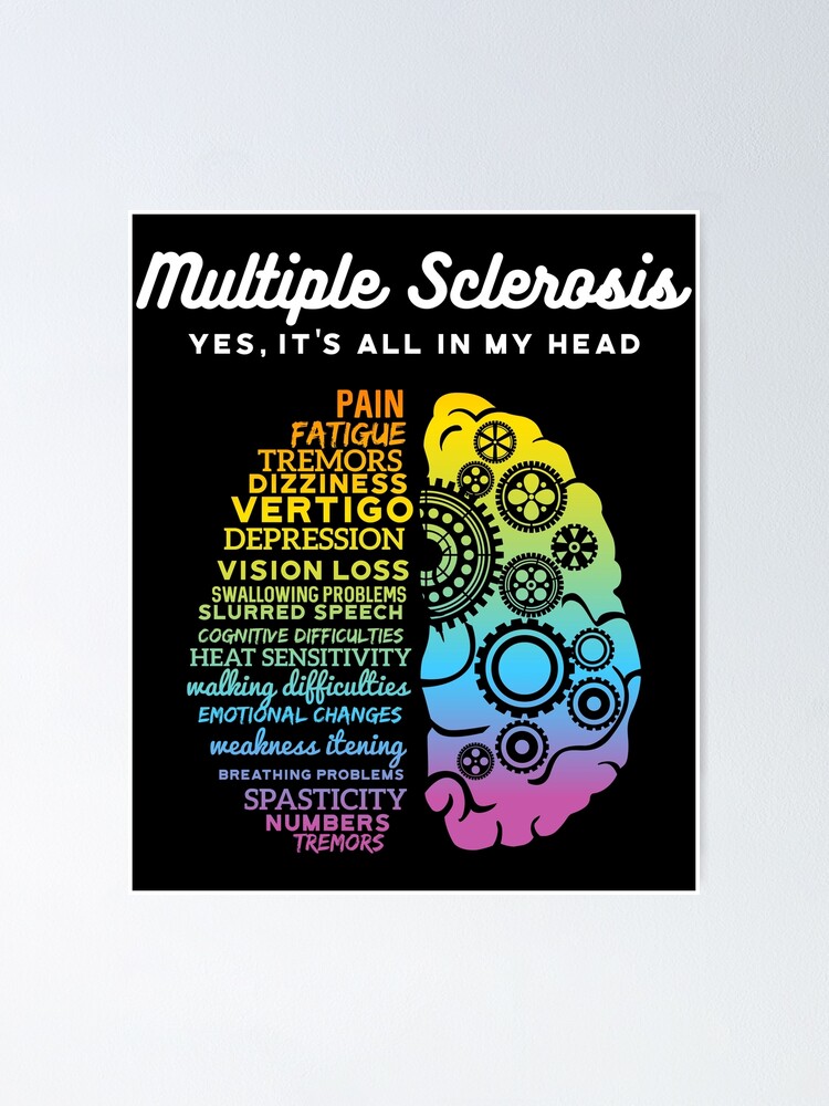 Yes It's All In My Head Multiple Sclerosis Shirt, Ms Tee Yes It's All In My Head Multiple Sclerosis Shirt, Ms Tee