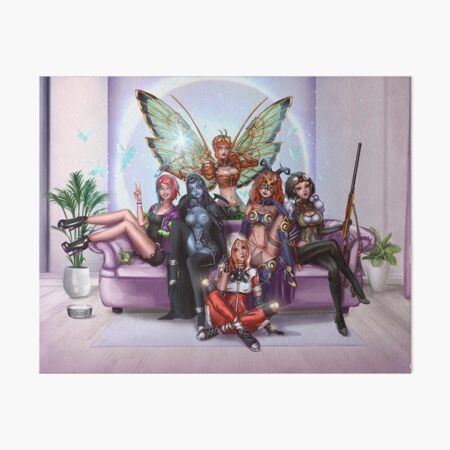 Queens And Rebels Art Board Print