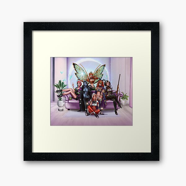 Queens And Rebels Framed Art Print