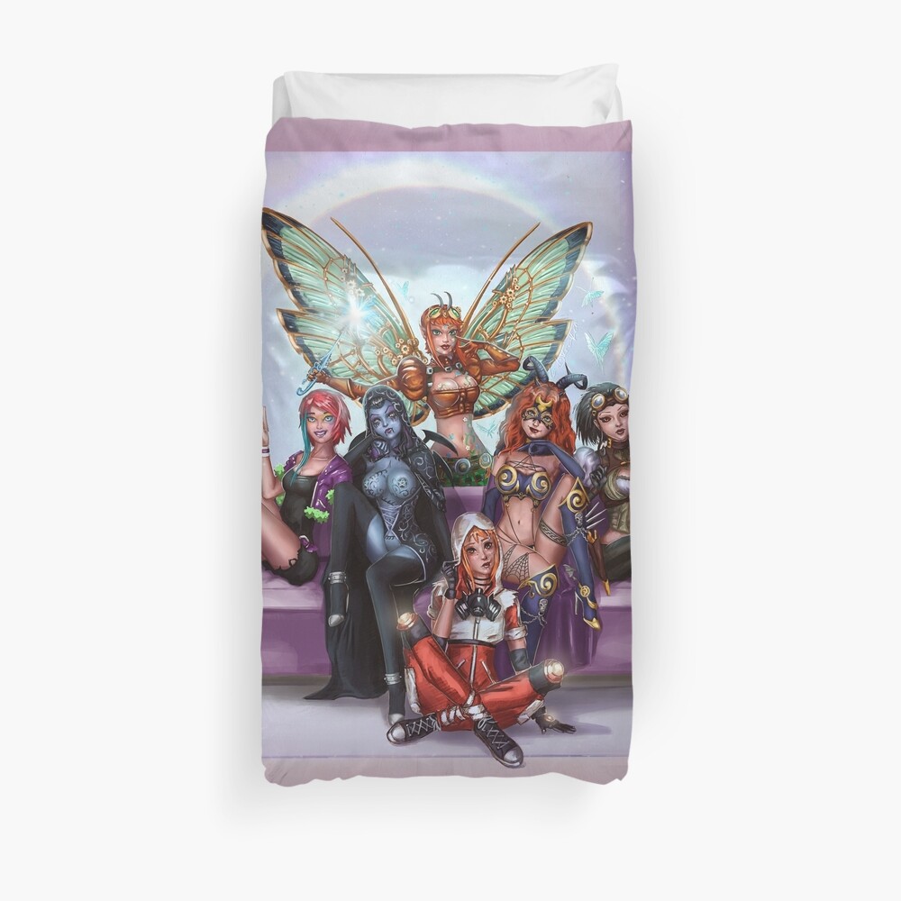 Queens And Rebels Duvet Cover