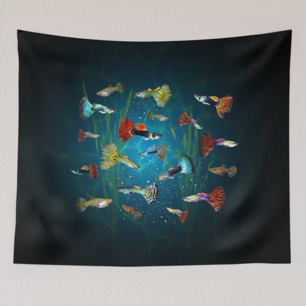 Item preview, Colourful Guppies designed and sold by Johnny Furlotte.