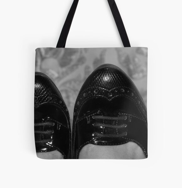 A Special Pair of Black Shoes All Over Print Tote Bag