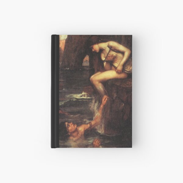 Siren by John William Waterhouse Hardcover Journal