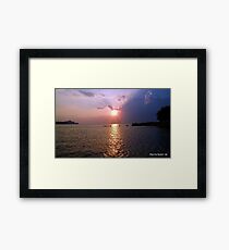 Lake Erie in all of her Glory Framed Print