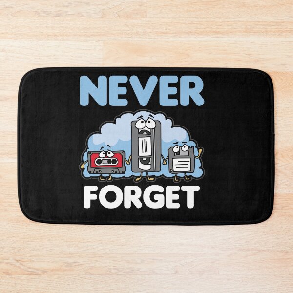 Item preview, NEVER FORGET VHS Cassette Floppy Disc designed and sold by Moonpie90.