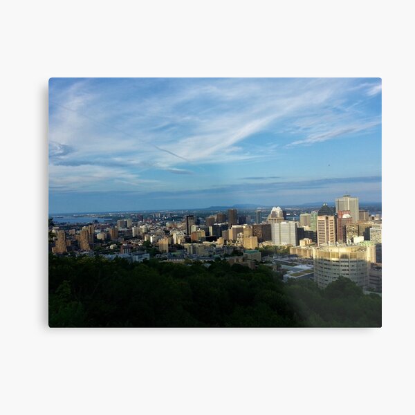 North Downtown Montreal from Mount Royal Metal Print