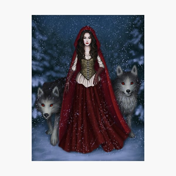 Red Riding Hood Photographic Print