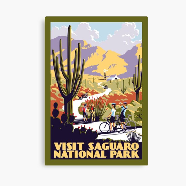 Visit Saguaro National Park Canvas Print