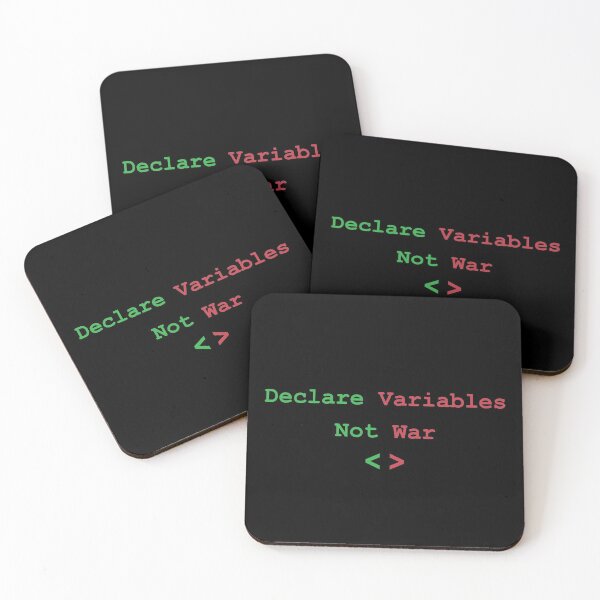 Item preview, Declare Variables Not War designed and sold by kikooart27.