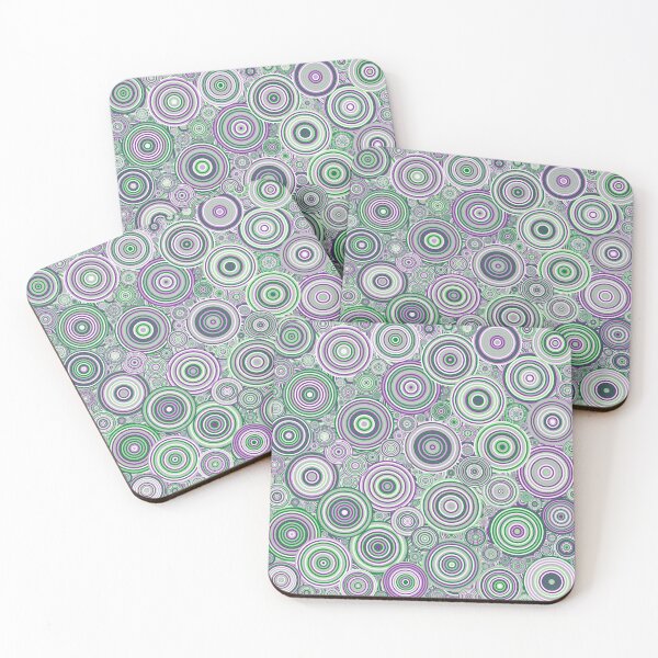 Item preview, Abstract Generative Art color distributed circles dots designed and sold by IuriiVlasenko.