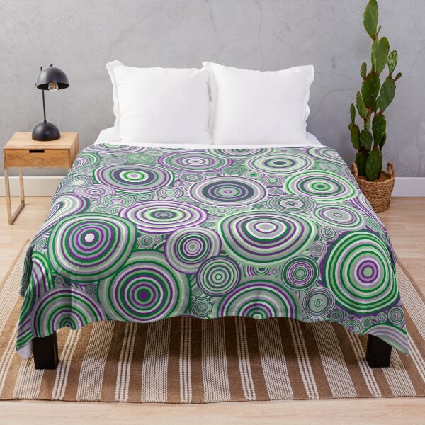 Item preview, Abstract Generative Art color distributed circles dots designed and sold by IuriiVlasenko.